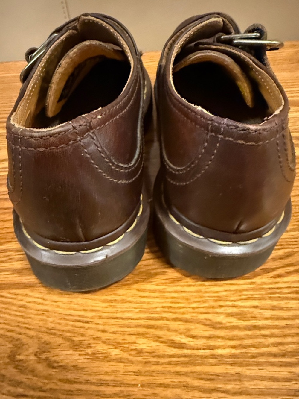 Vintage Dr. Martens Monk Strap Shoes - W8 M7 - Picture 3 of 8